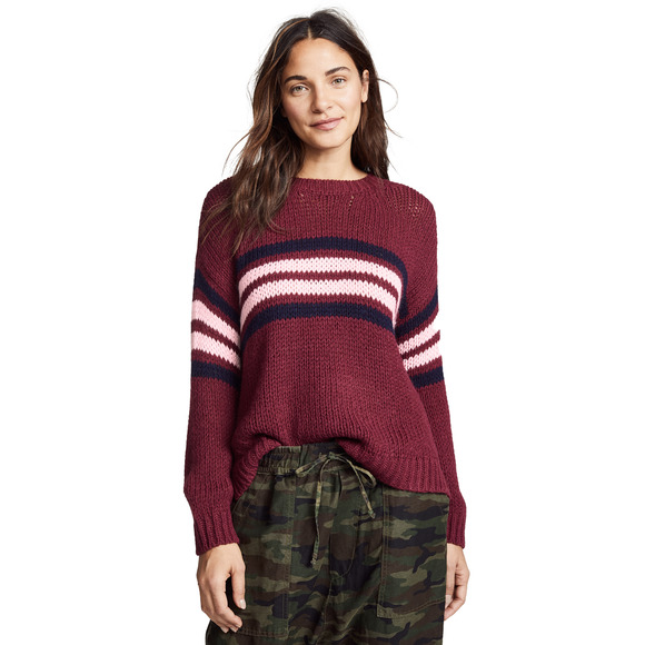XiRENA Sweaters - XIRENA Apres Ski Sweater in St. Moritz Size Small Burgundy Red Pink Alpaca Blend
